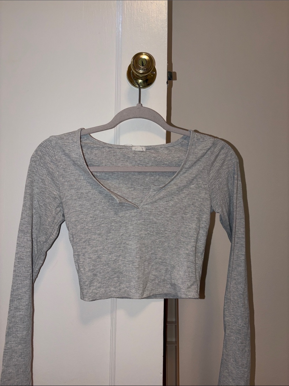 Long Sleeve Crop Top